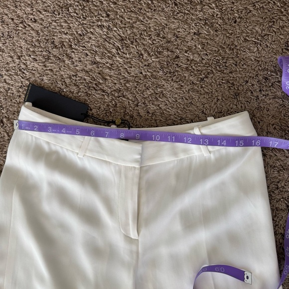 NWT Kobi Halperin Melina Pants Ivory Size 8 - Picture 16 of 16